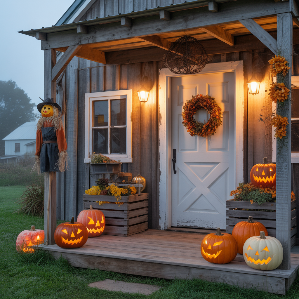 farmhouse halloween