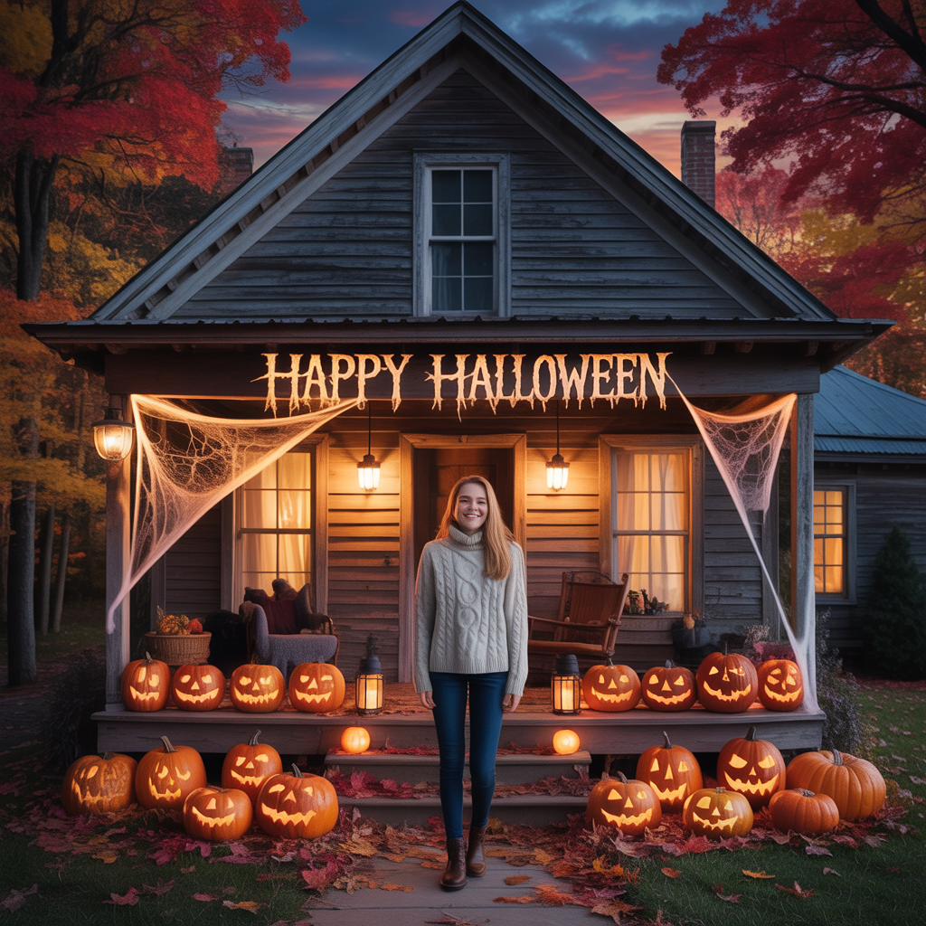 farmhouse halloween