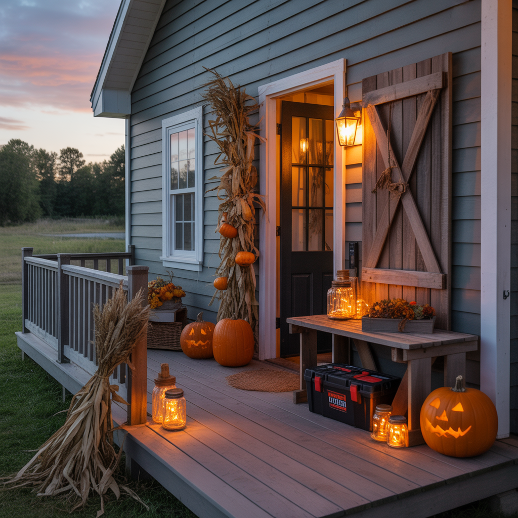 farmhouse halloween