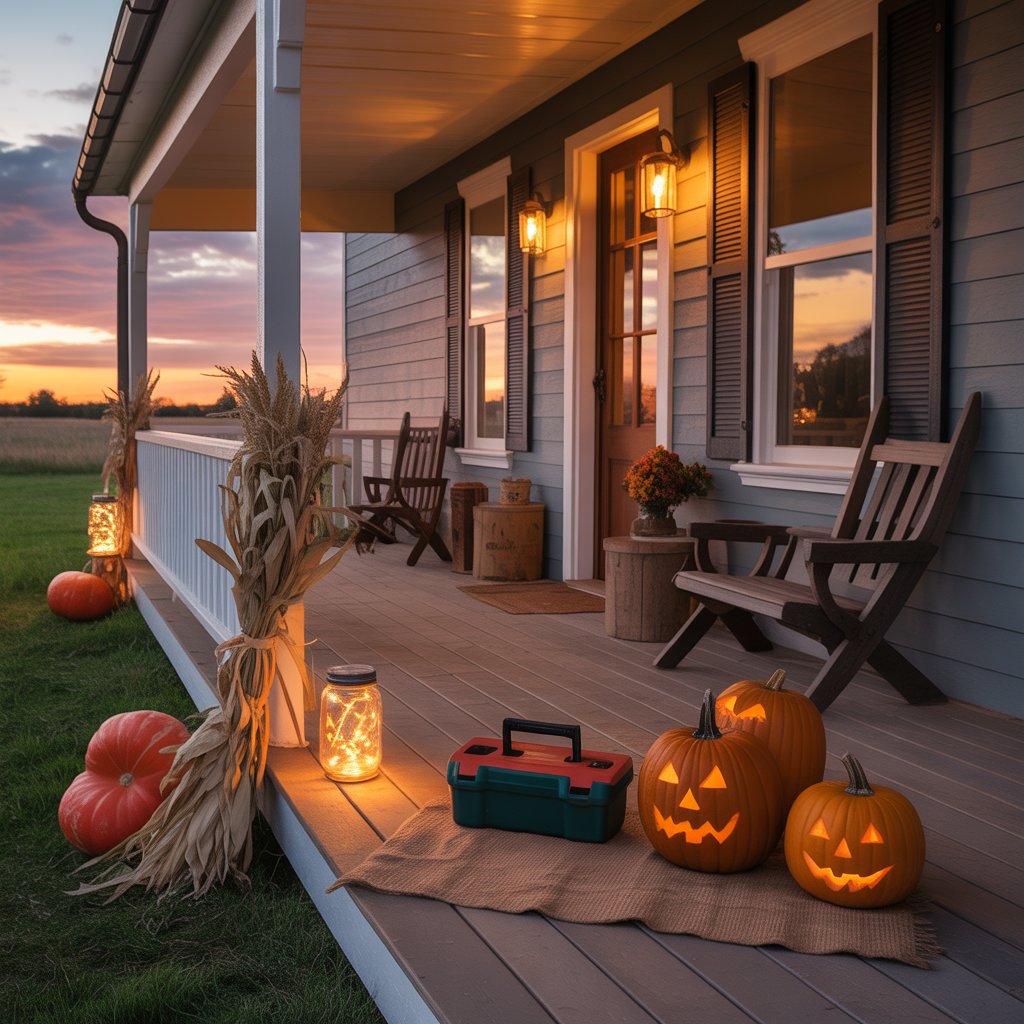 farmhouse halloween
