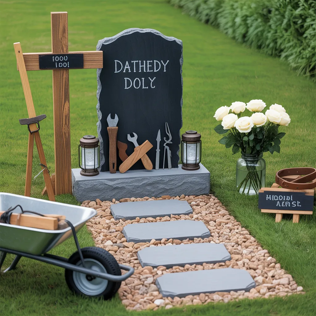 fathers day grave decoration