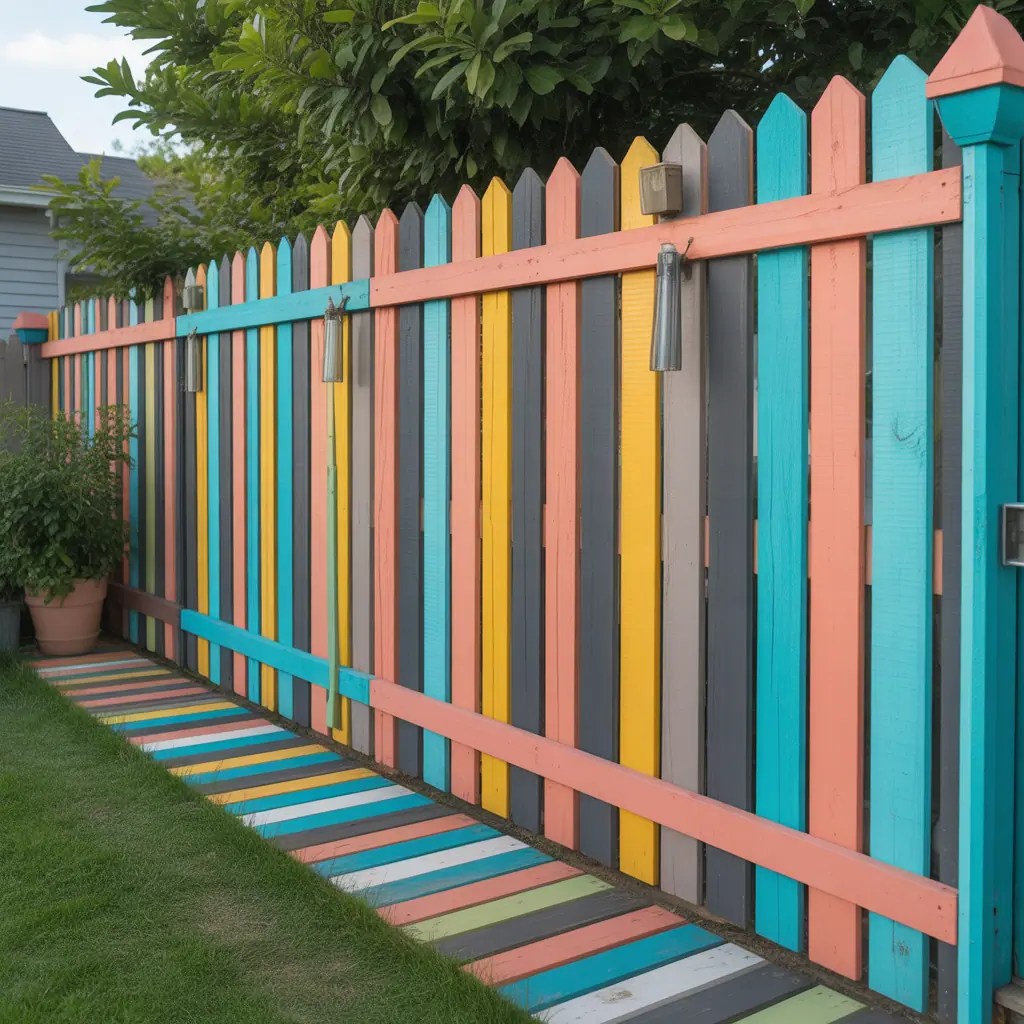fence colors ideas
