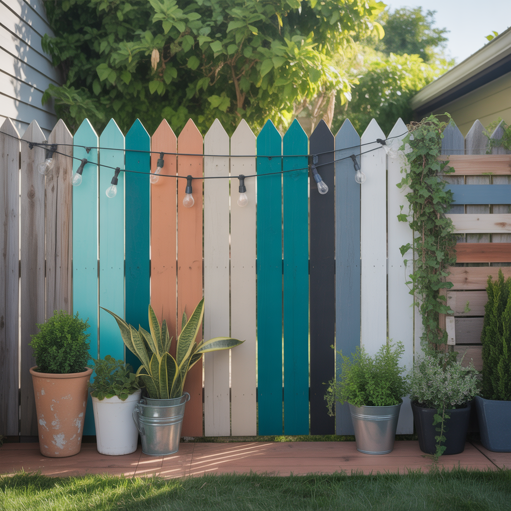 fence colors ideas