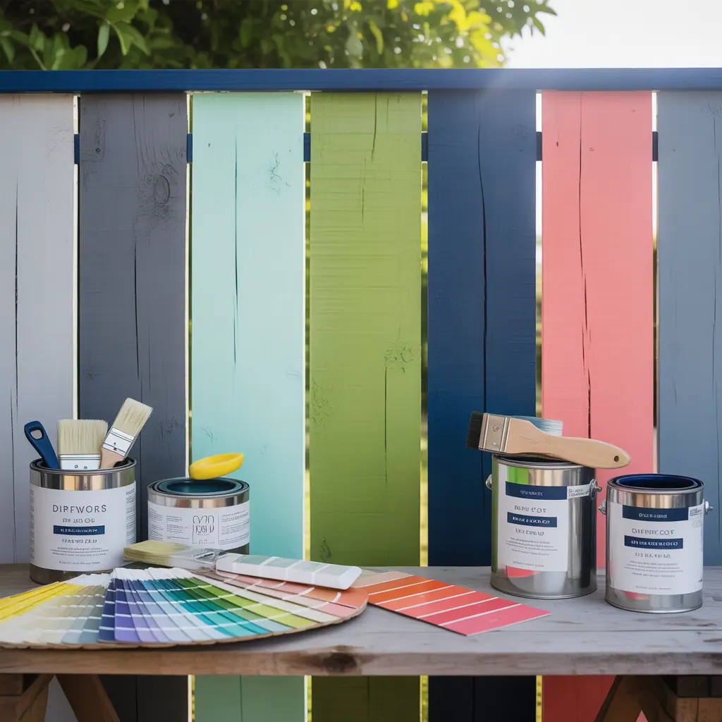 fence colors ideas