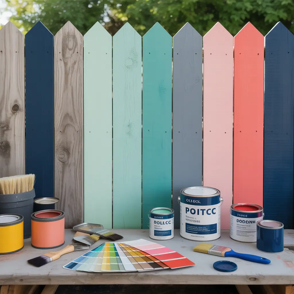 fence colors ideas