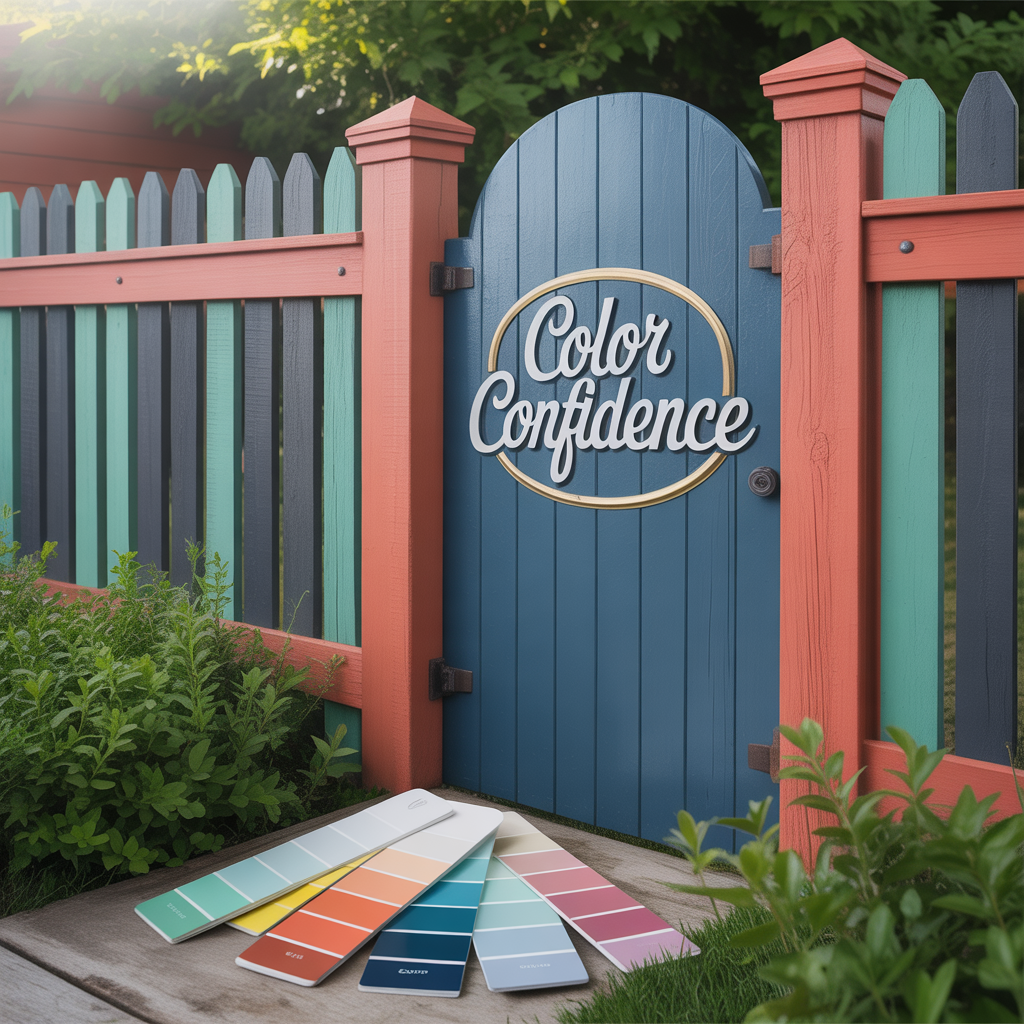 fence colors ideas