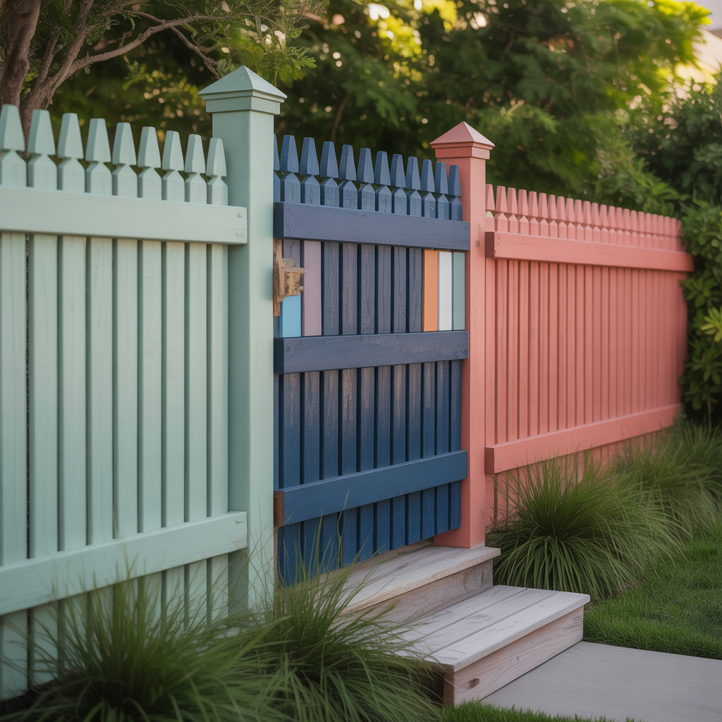 fence colors ideas