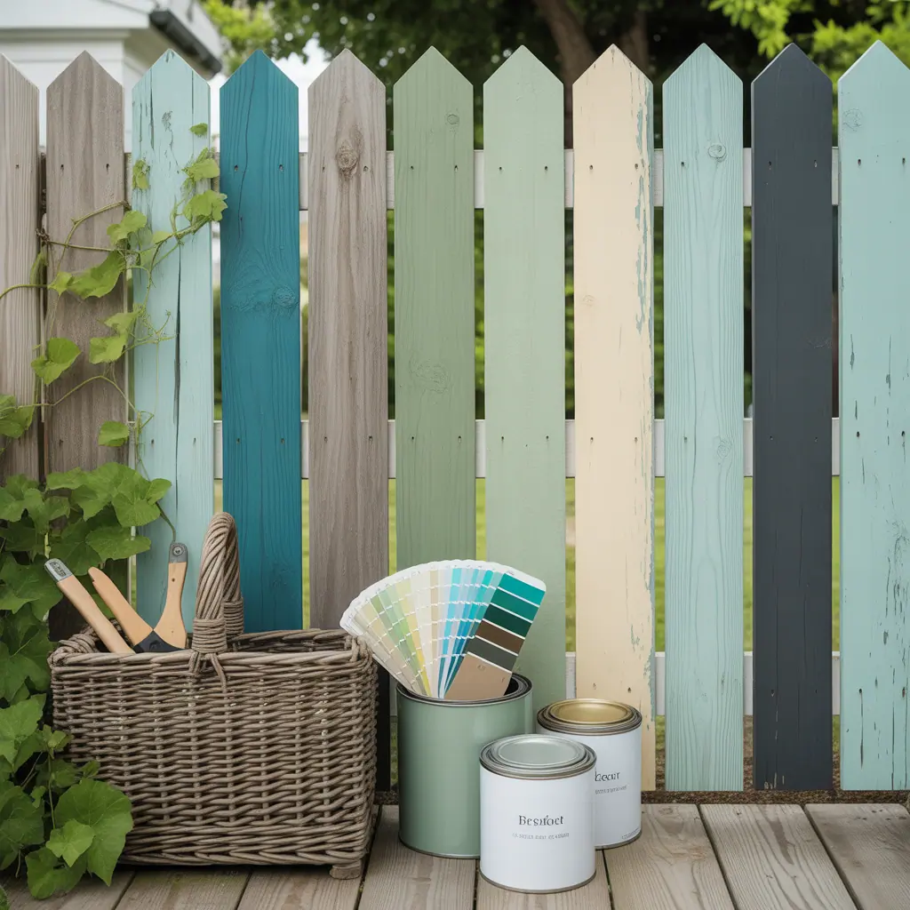 fence colors ideas