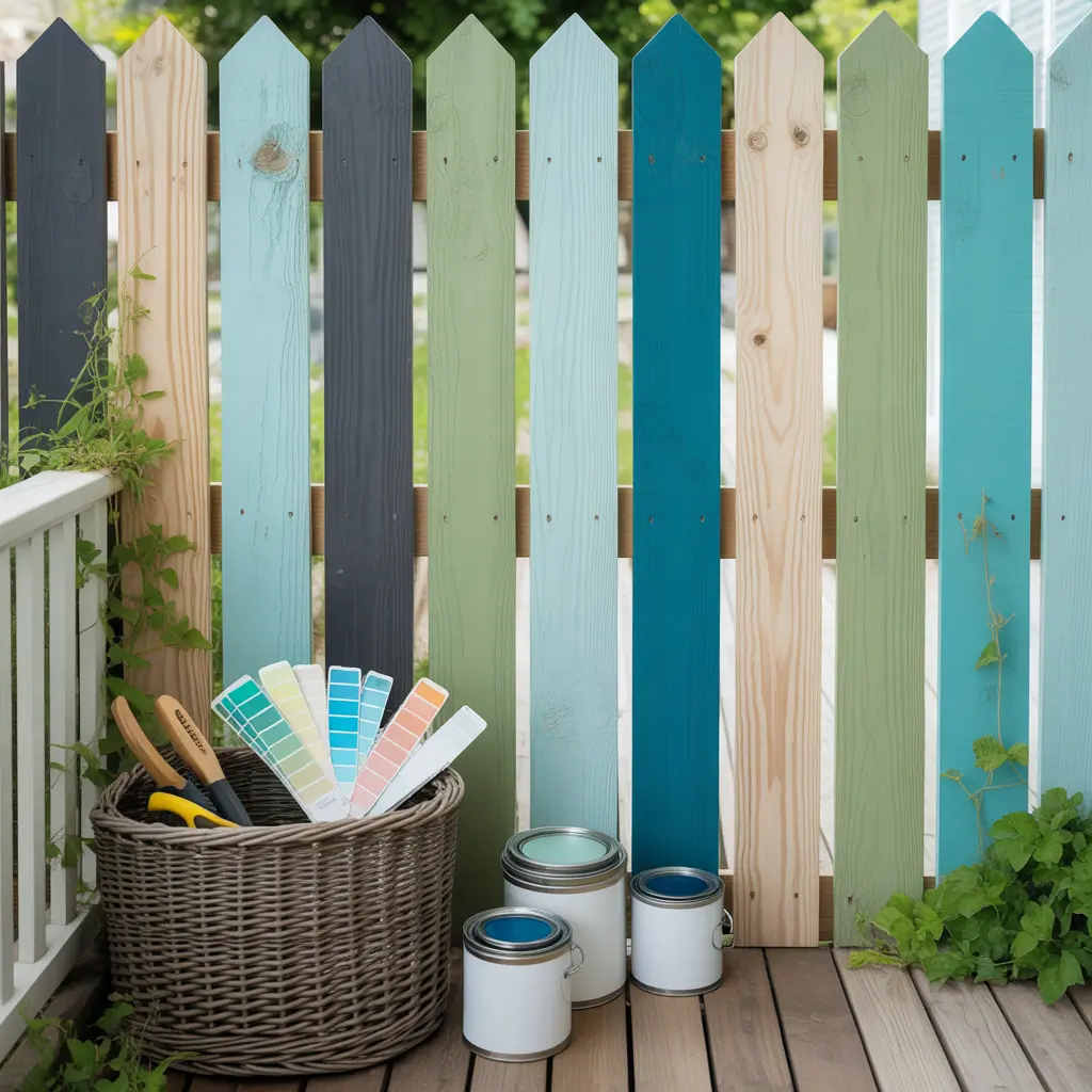 fence colors ideas