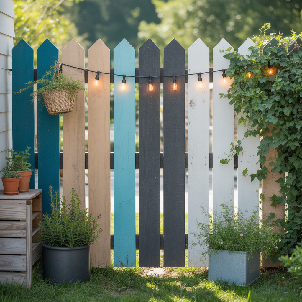 fence colors ideas