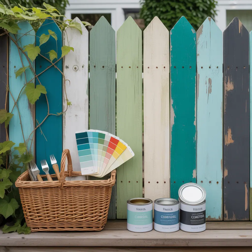 fence colors ideas