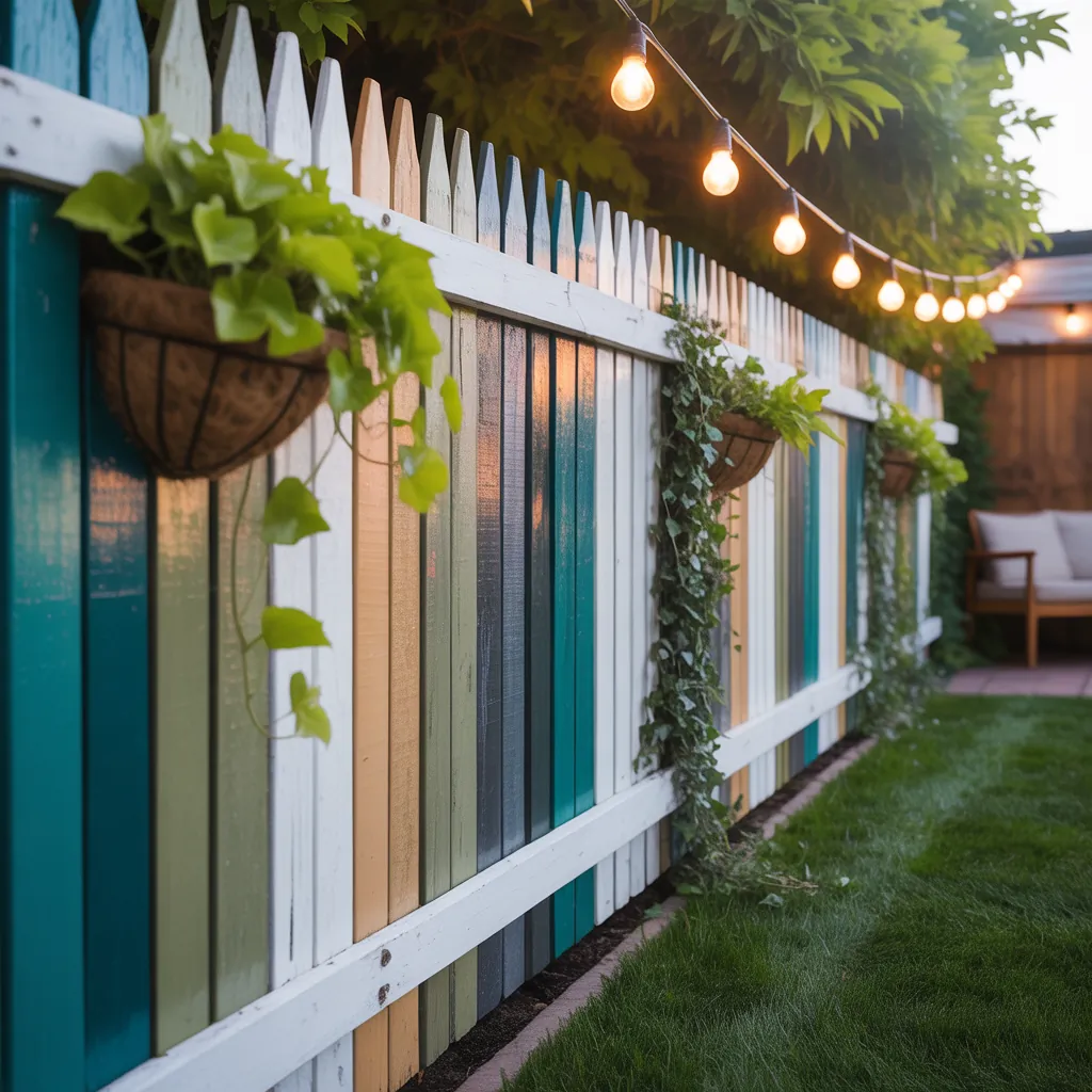 fence colors ideas