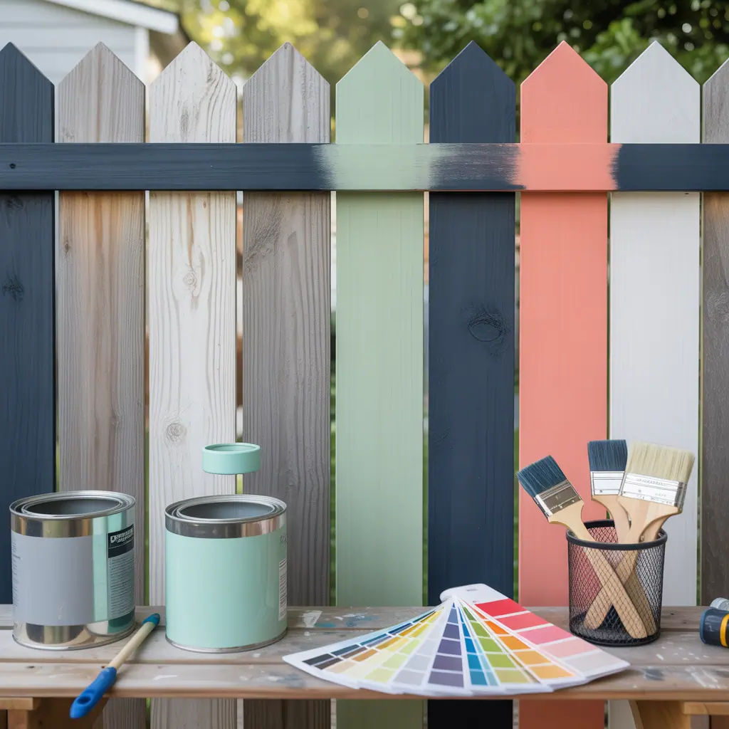 fence colors ideas