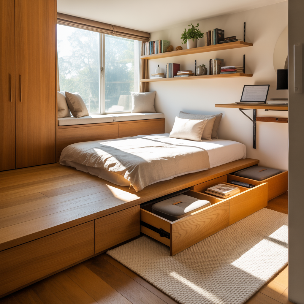 floor bed ideas for small room