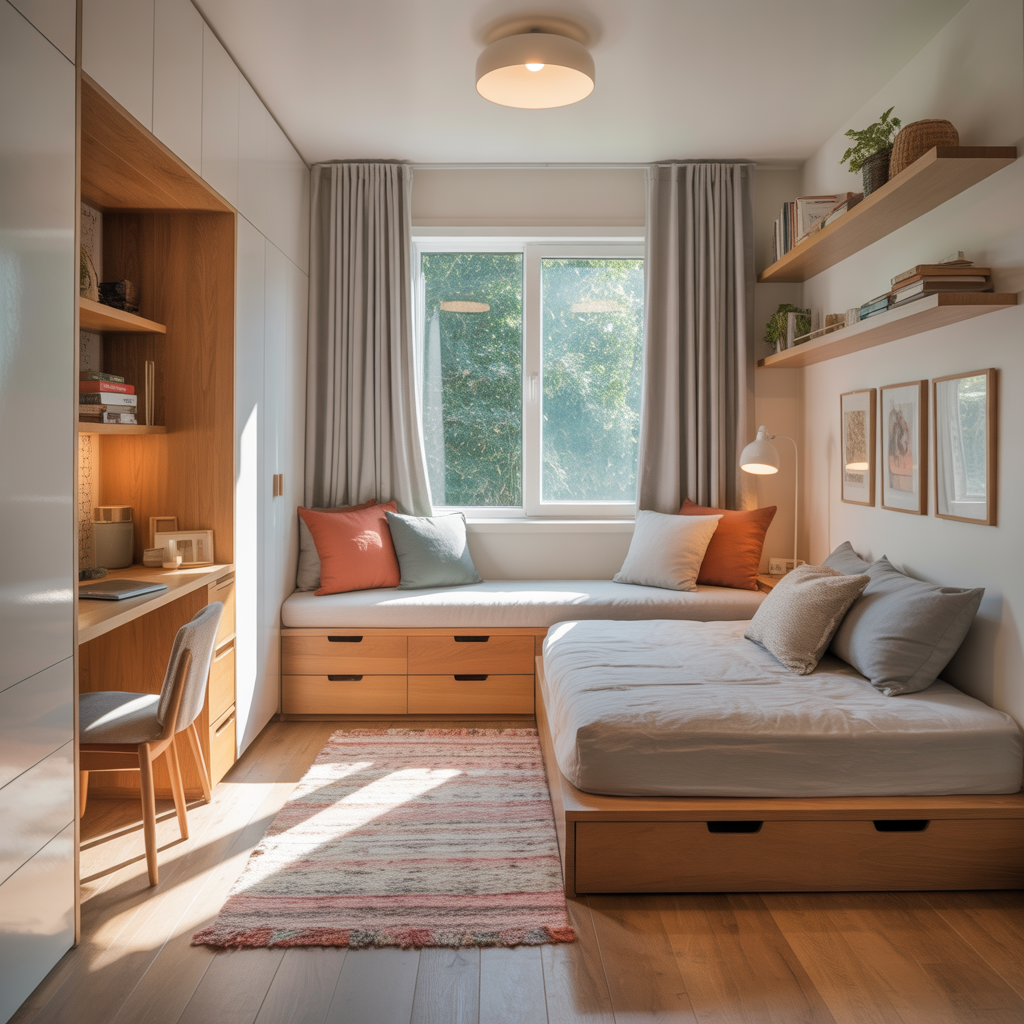 floor bed ideas for small room