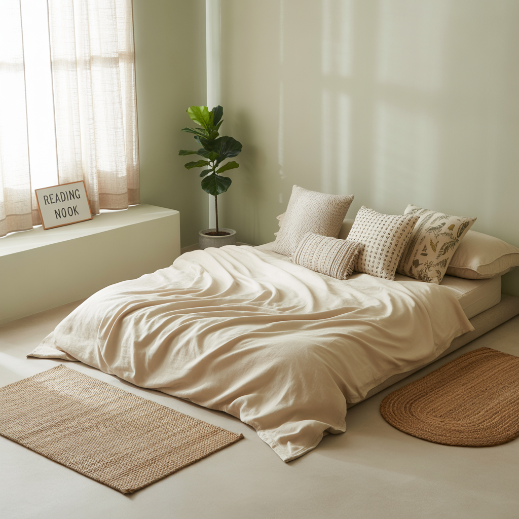 floor bed ideas for small room