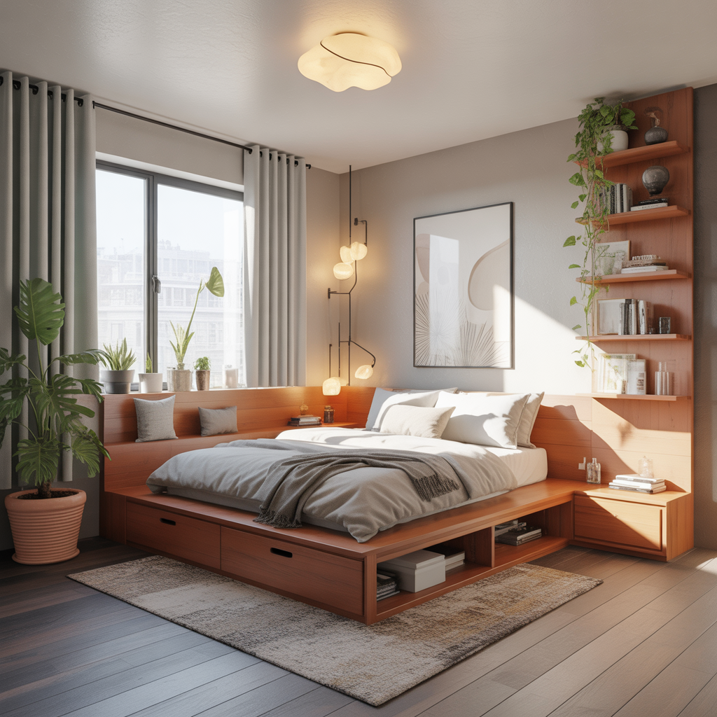 floor bed ideas for small room