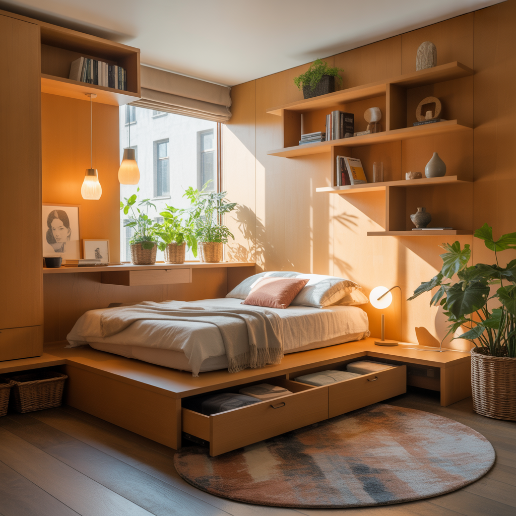 floor bed ideas for small room