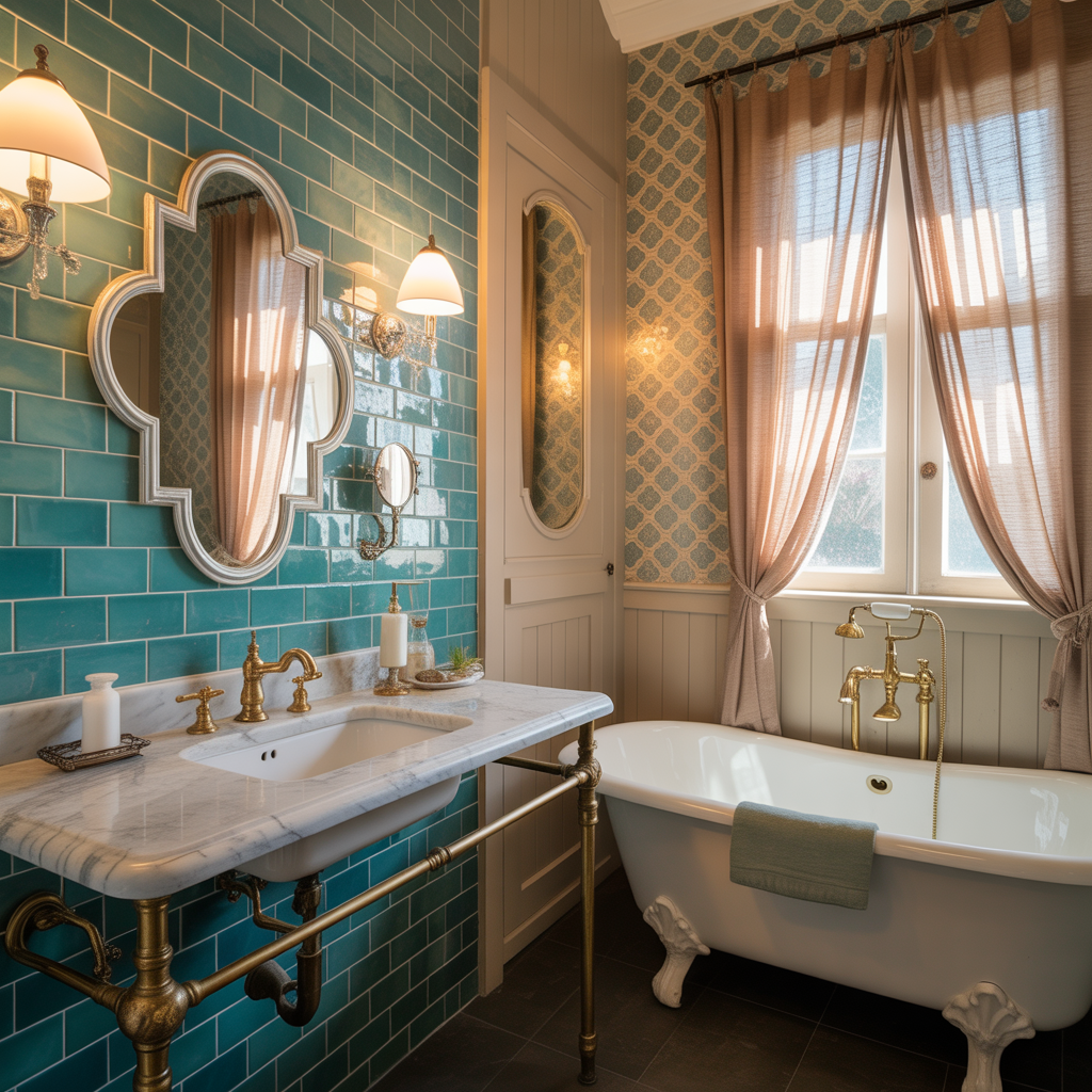 French Bathroom Decor Vintage