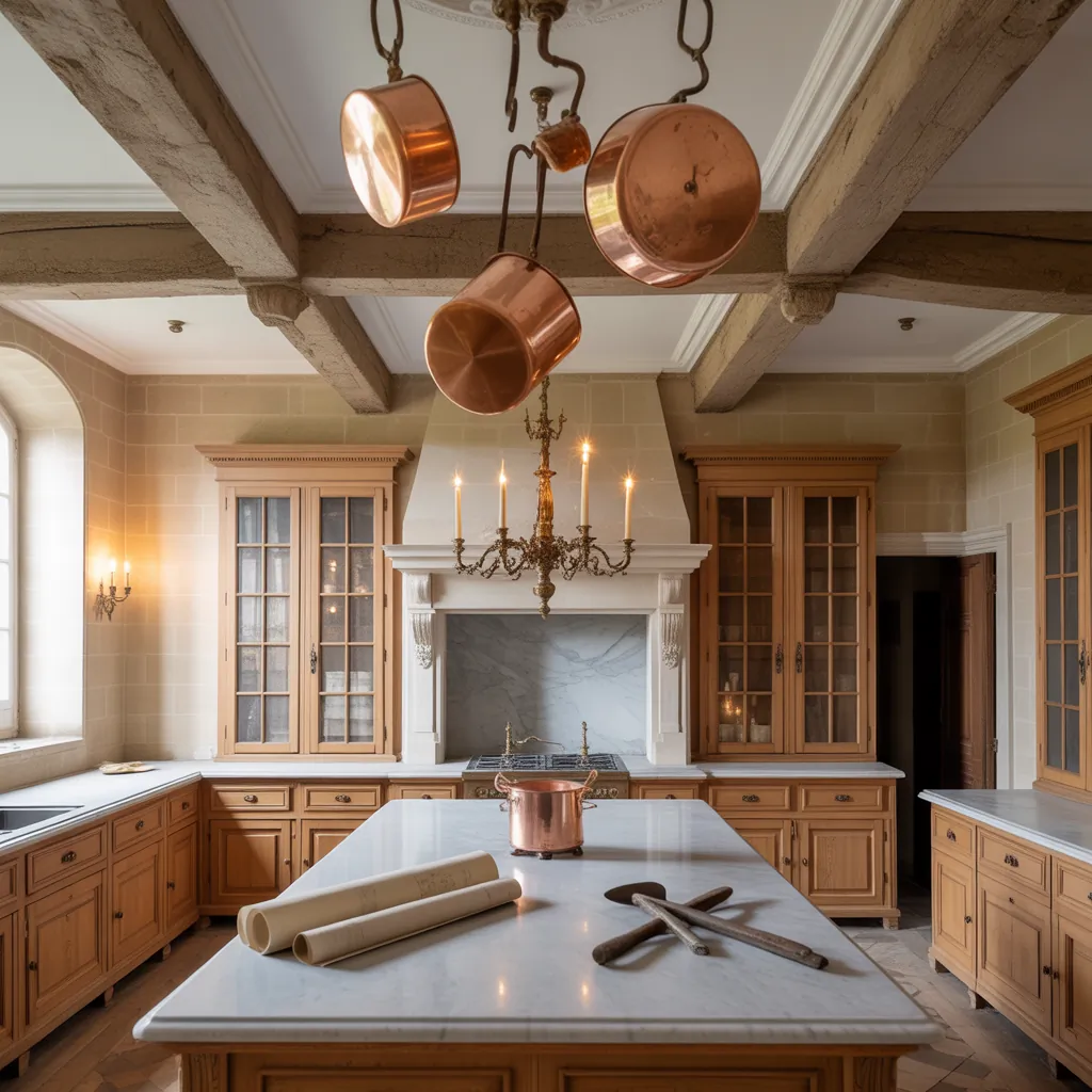 french chateau kitchen