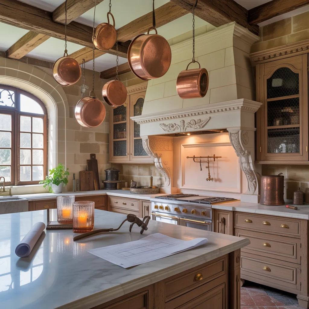 french chateau kitchen