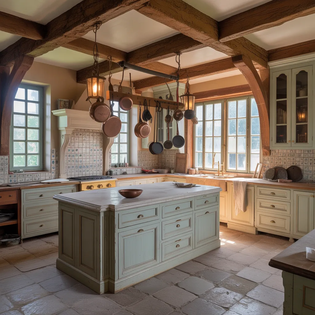 french chateau kitchen