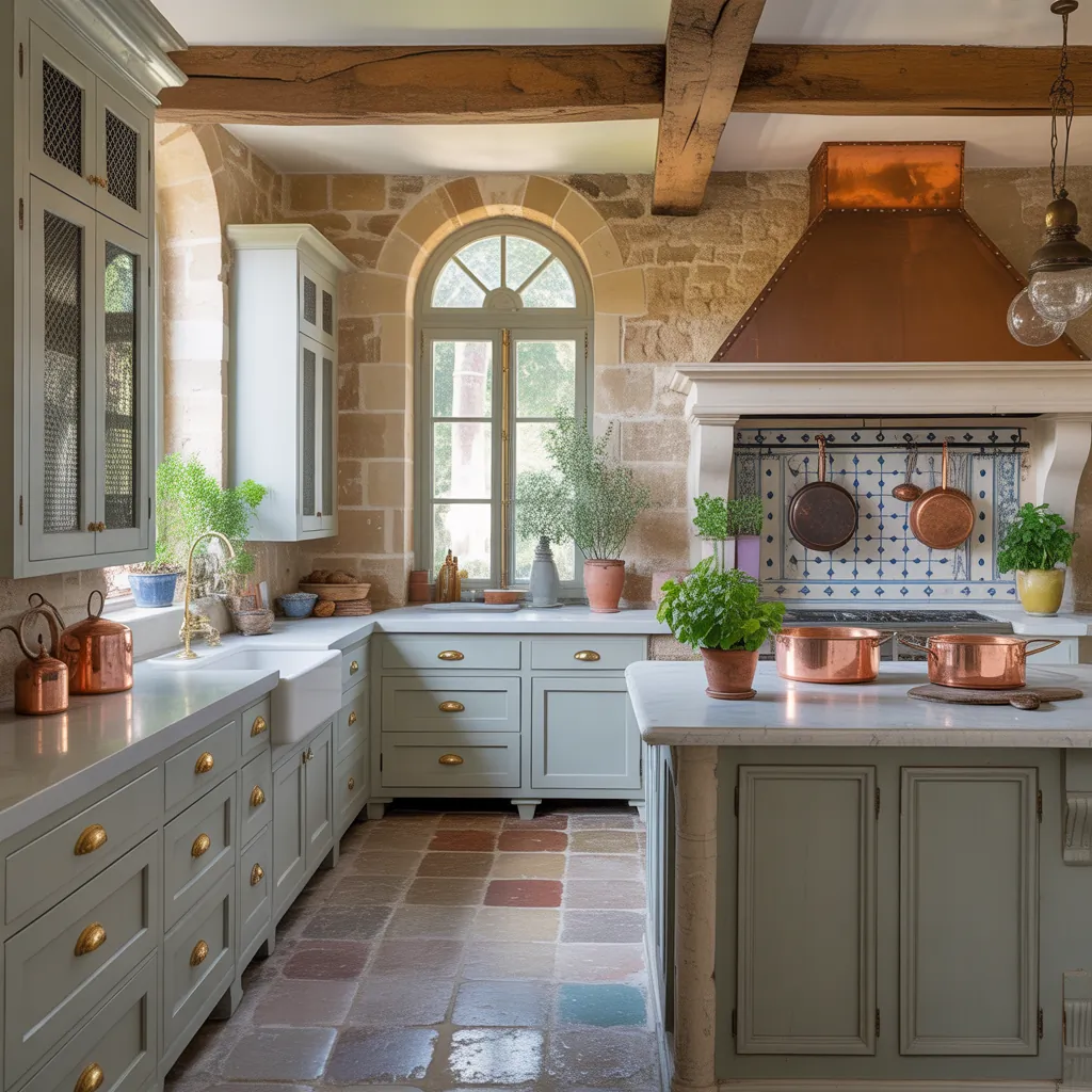 french chateau kitchen