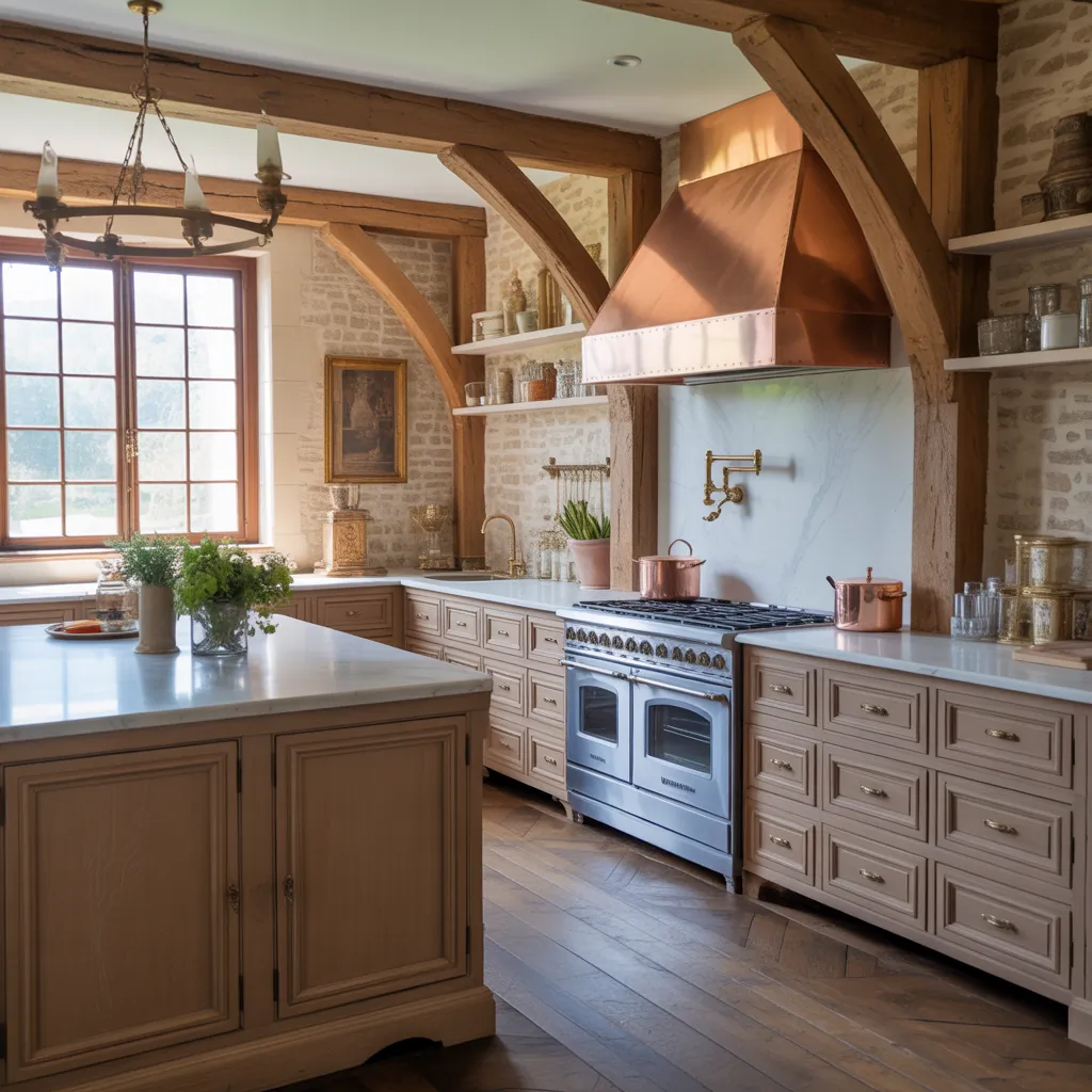 french chateau kitchen