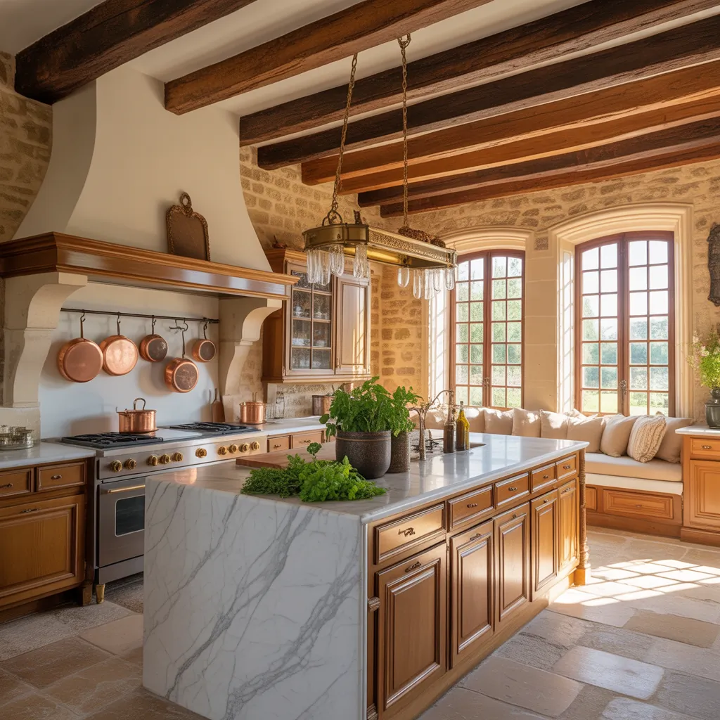 french chateau kitchen