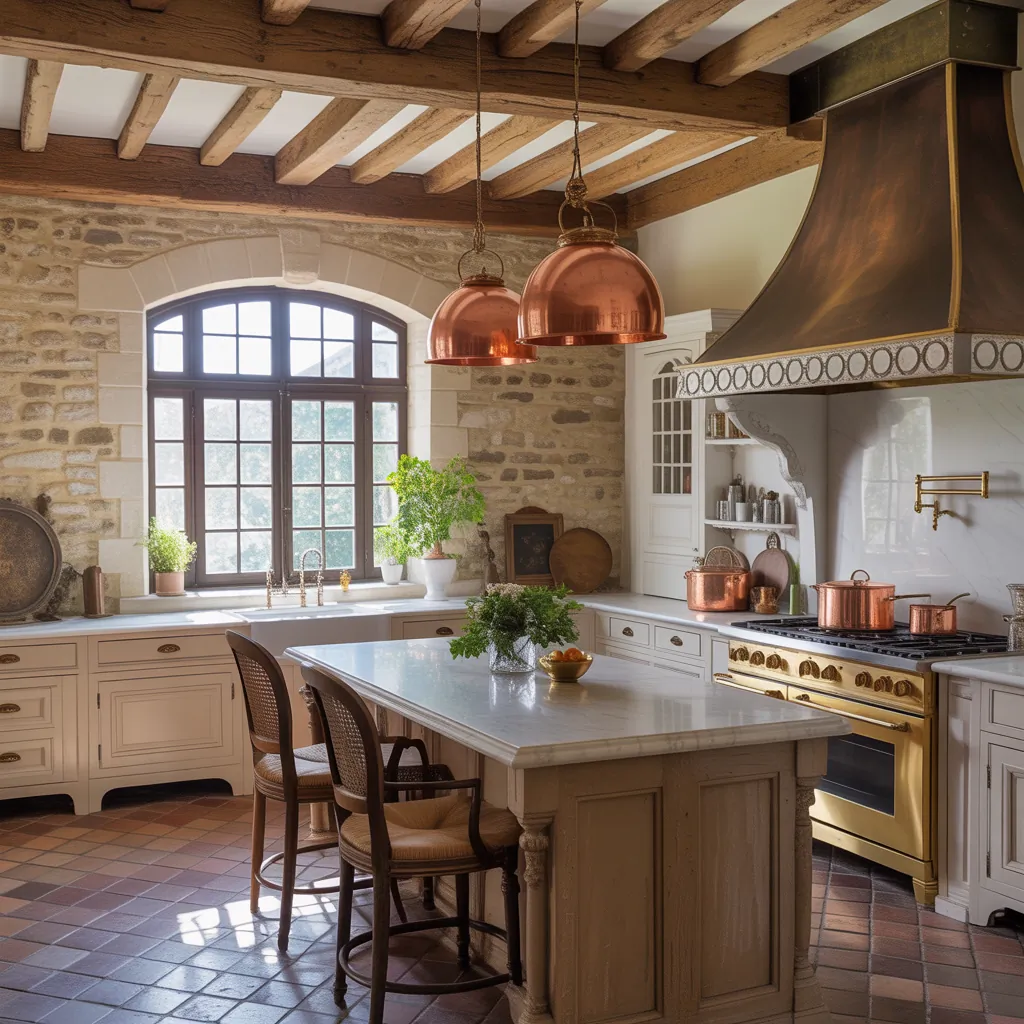 french chateau kitchen