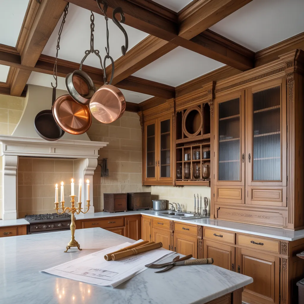 french chateau kitchen