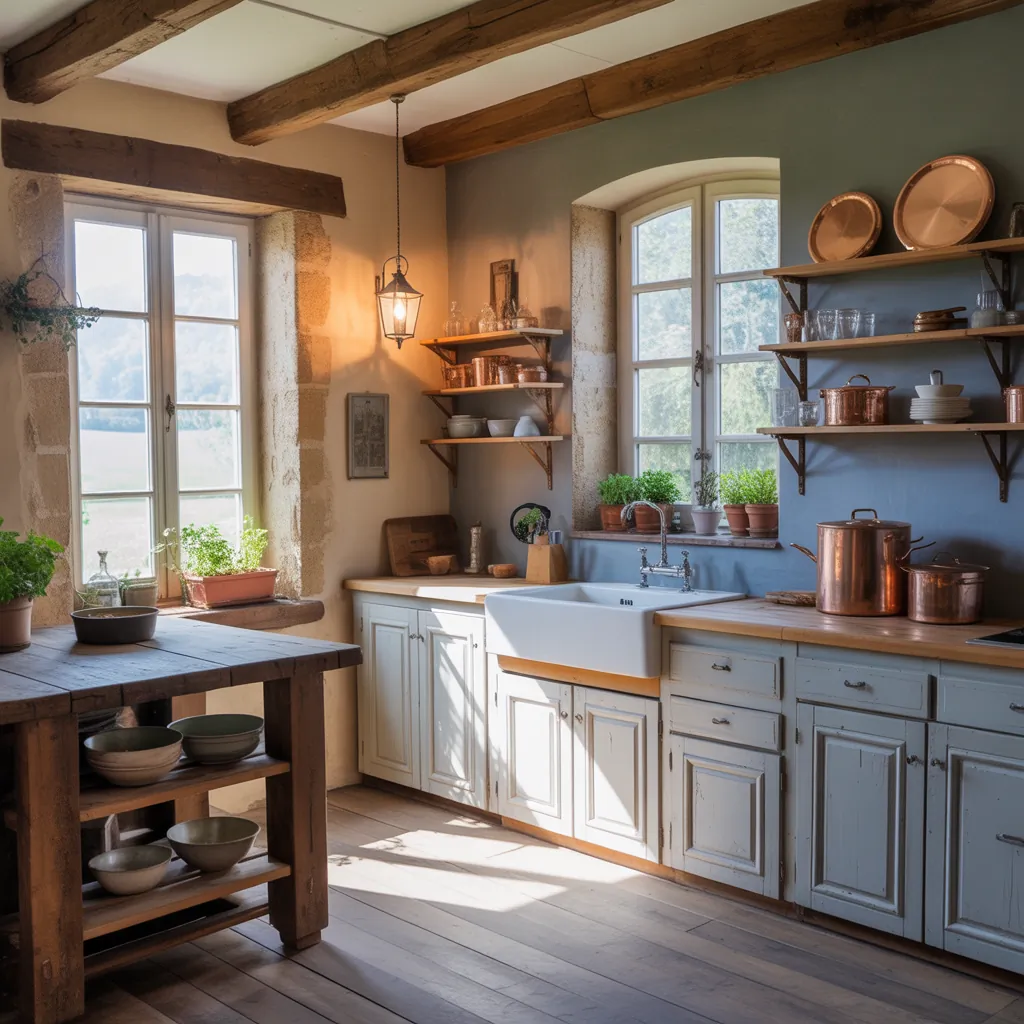 french countryside kitchen