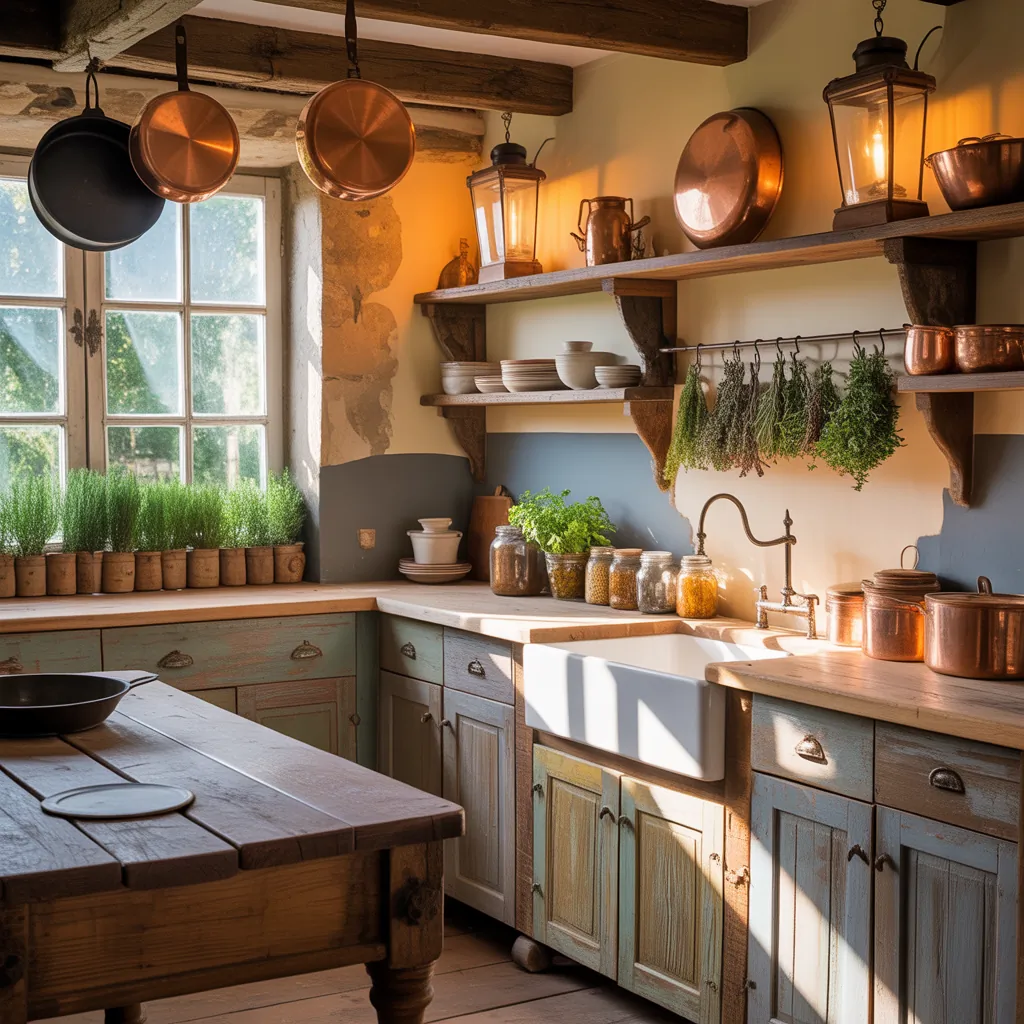 french countryside kitchen
