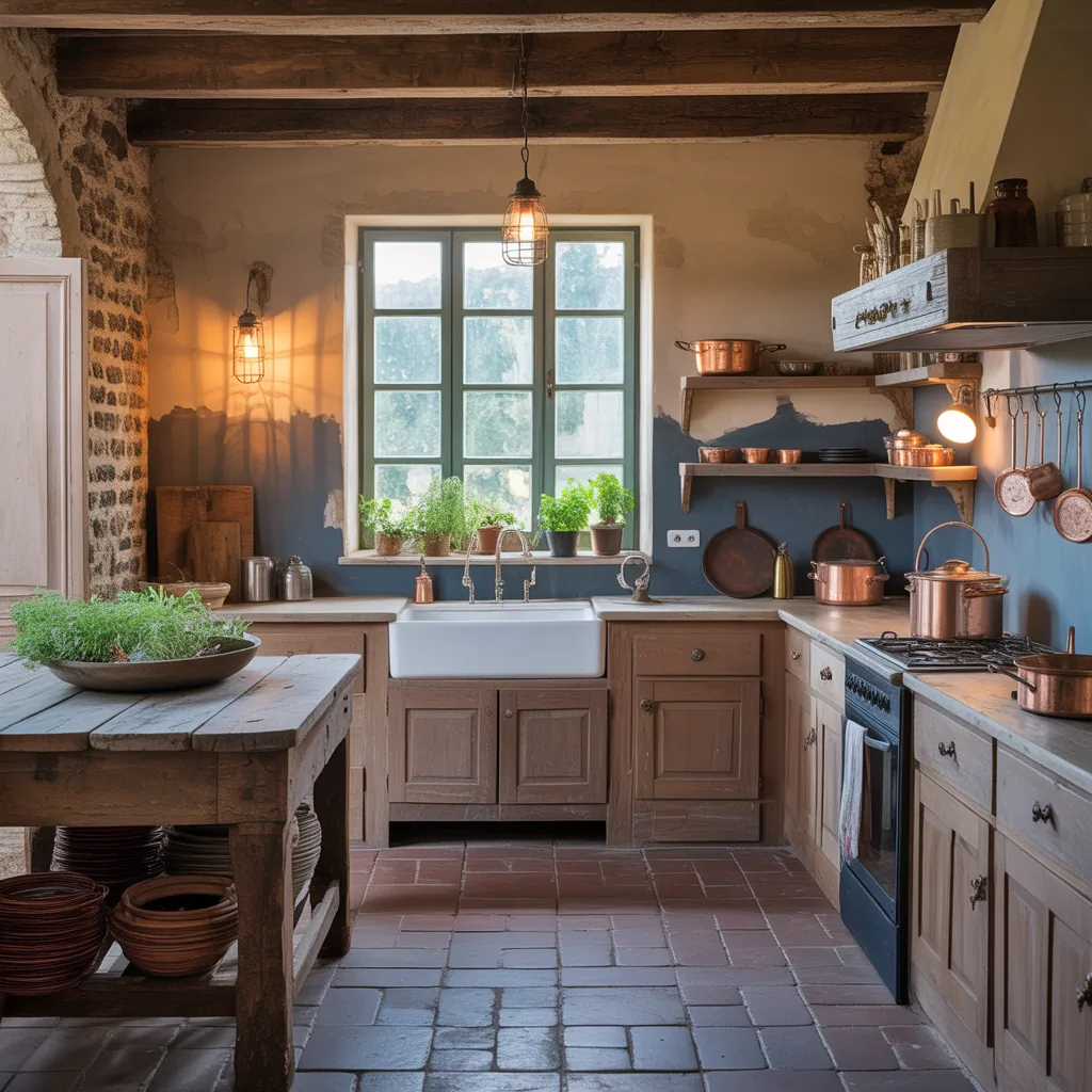 french countryside kitchen