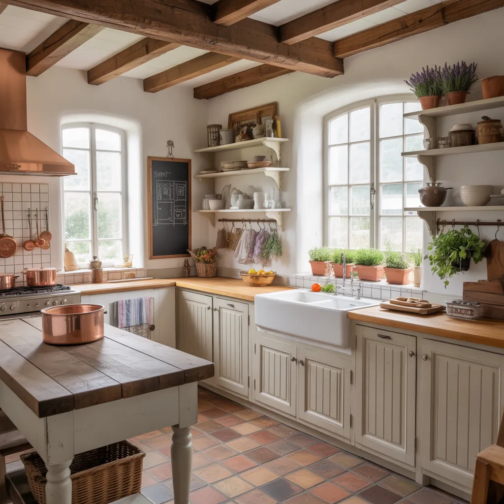 french countryside kitchen