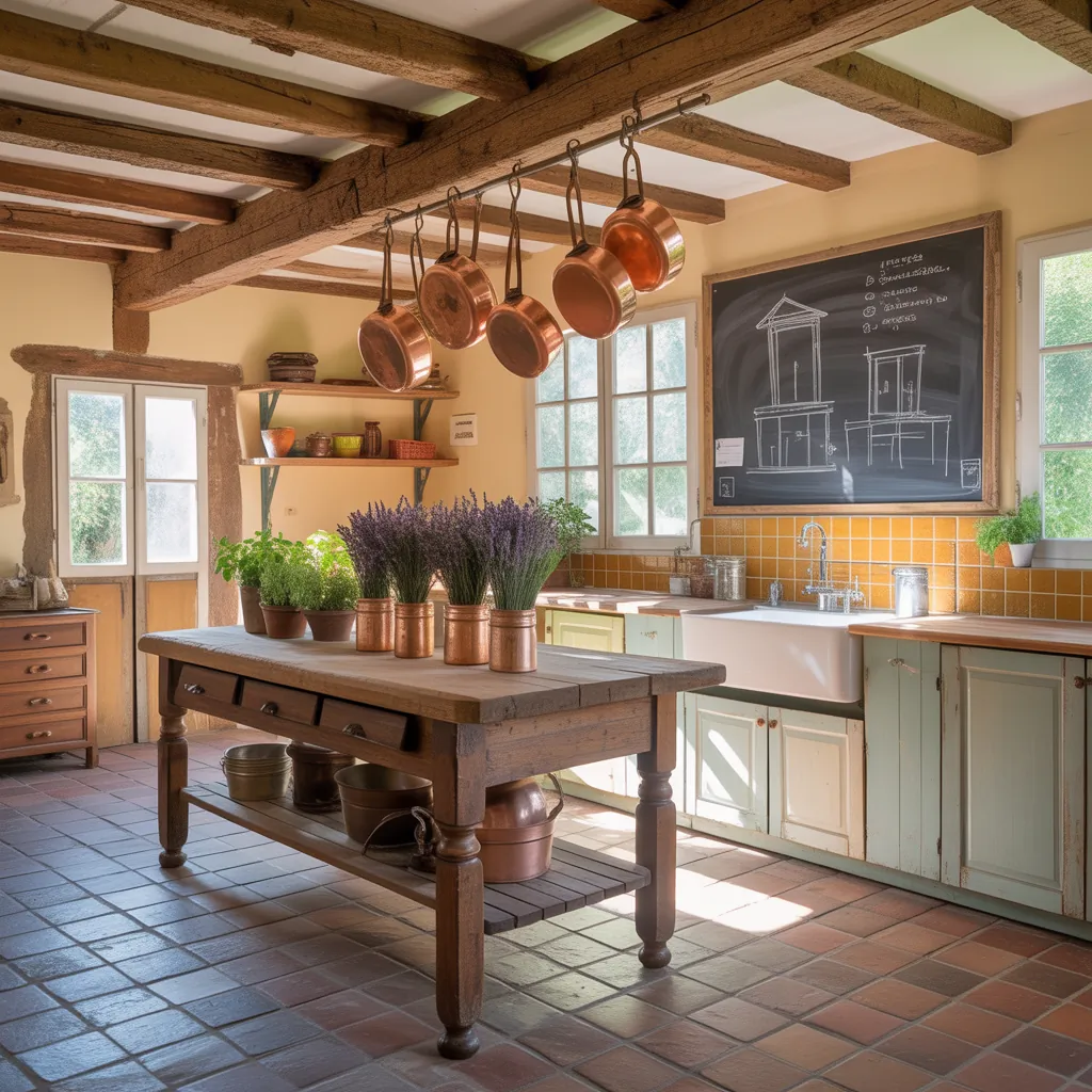 french countryside kitchen