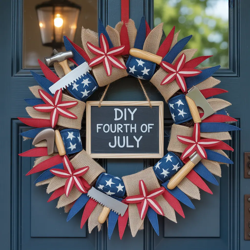 front door 4th of july wreath ideas