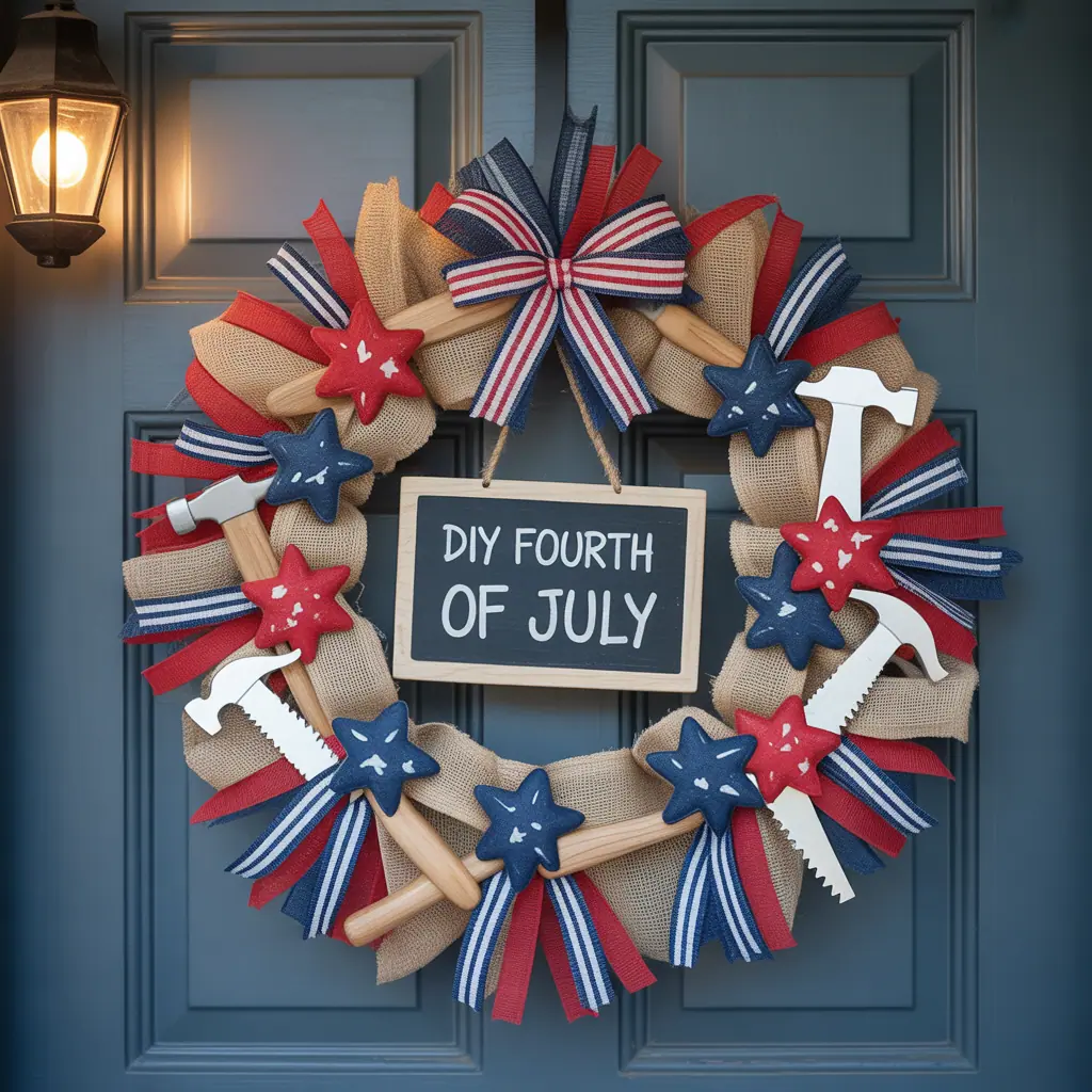 front door 4th of july wreath ideas