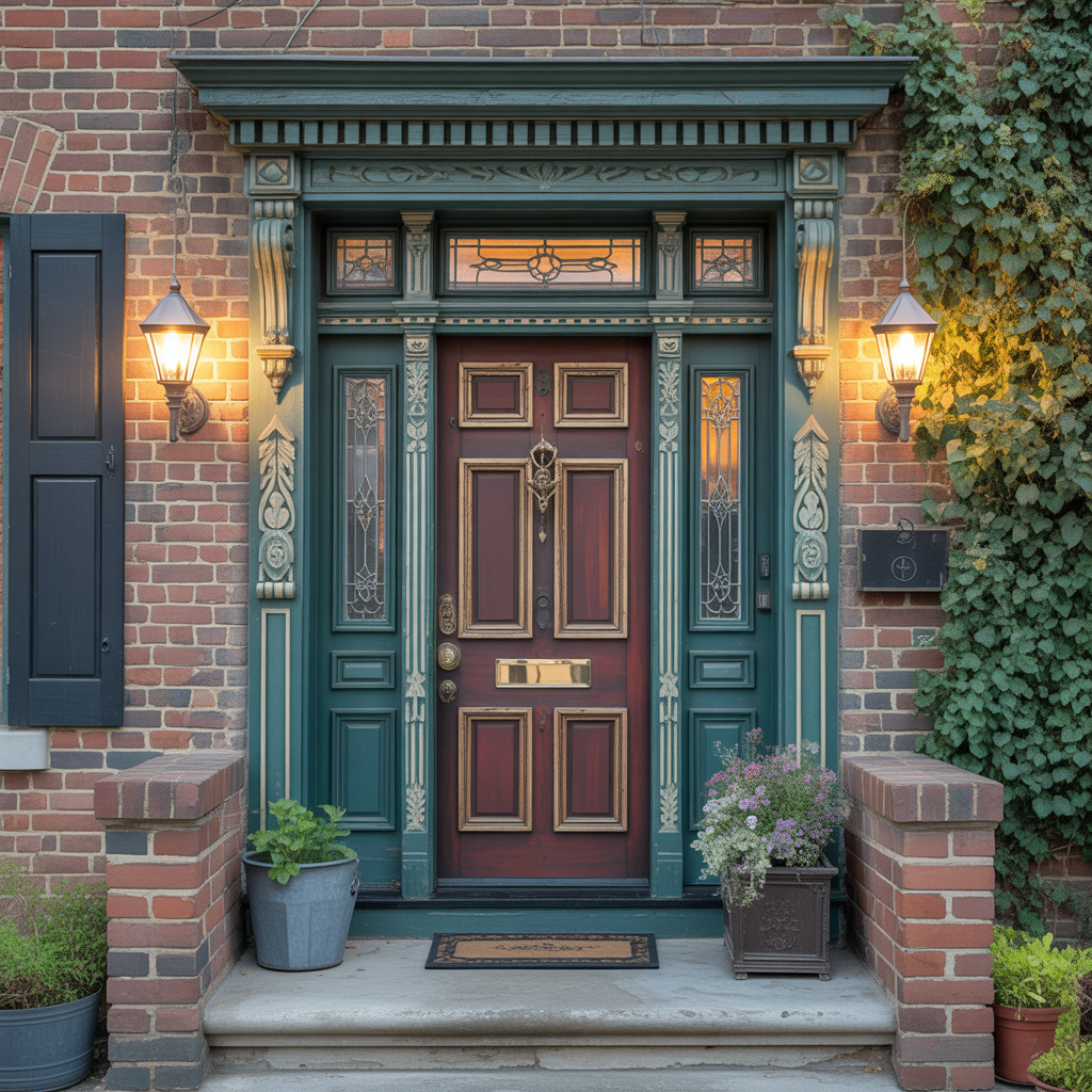 front door ideas victorian house