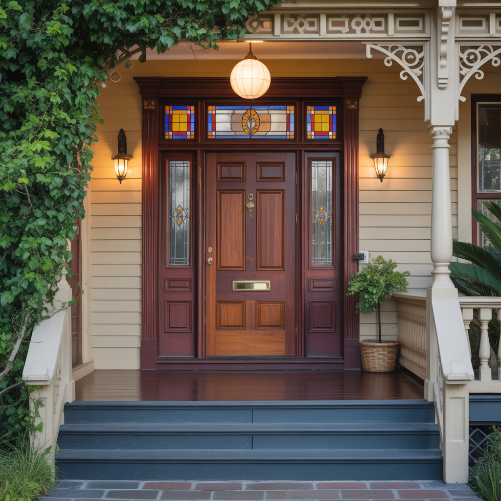 front door ideas victorian house