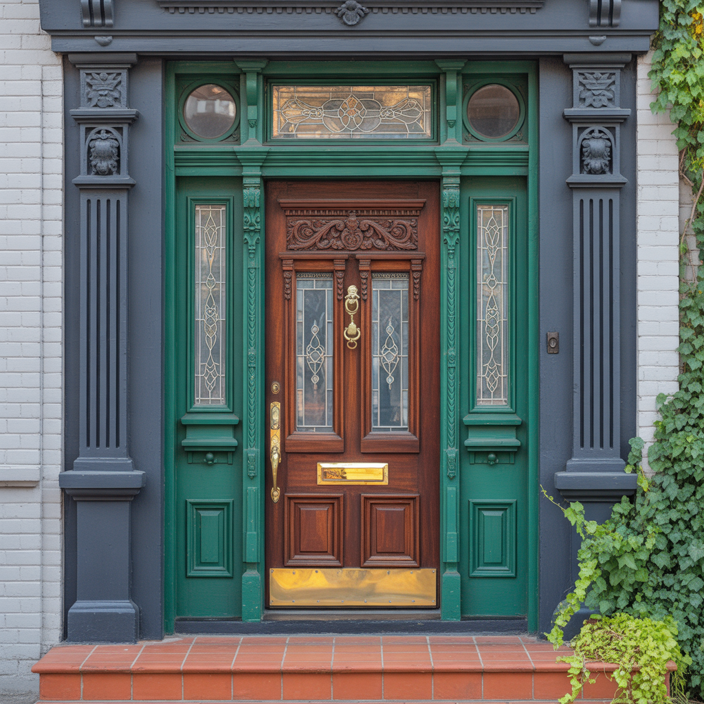 front door ideas victorian house