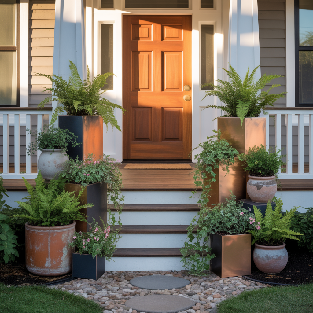 front door planters