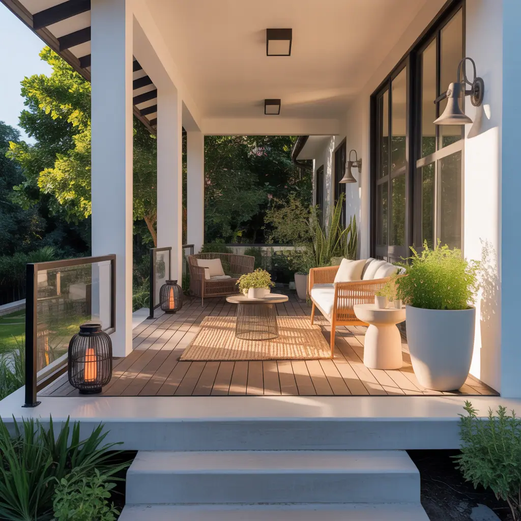 front porch ideas modern style