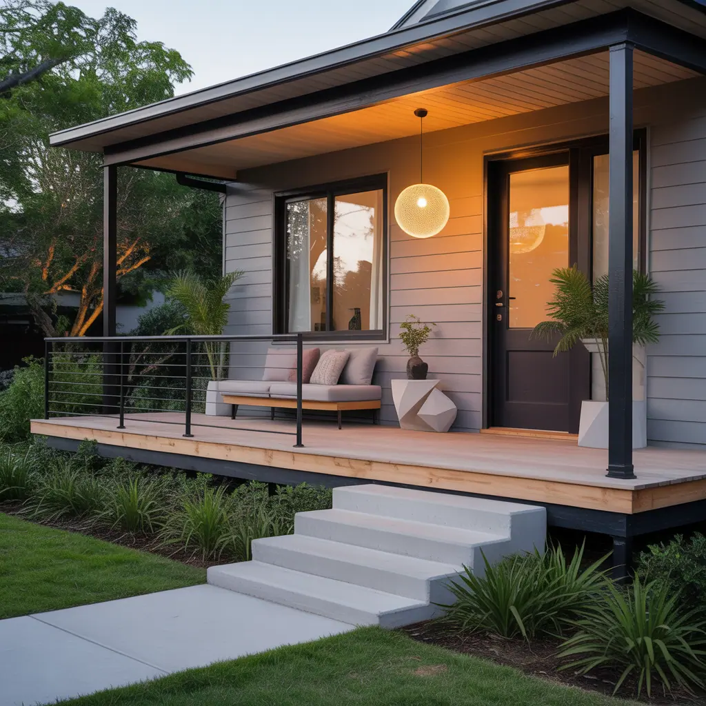 front porch ideas modern style