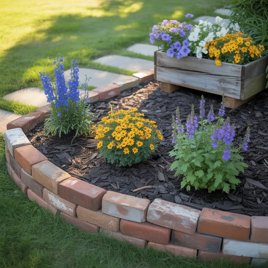 front yard flower bed simple ideas
