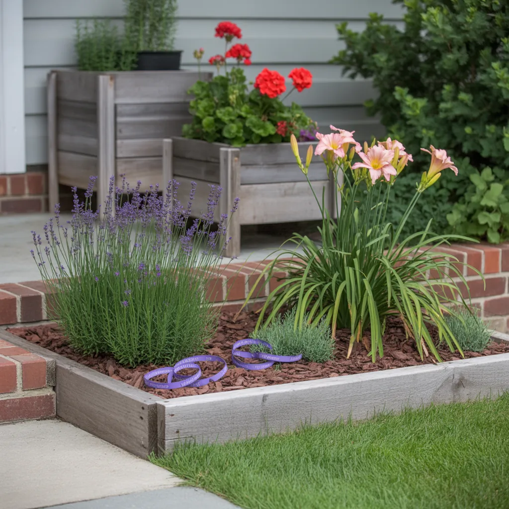 front yard flower bed simple ideas