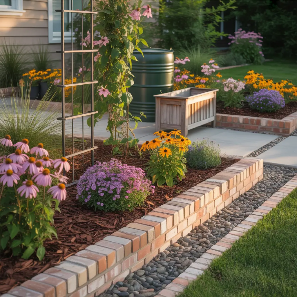 front yard flower bed simple ideas