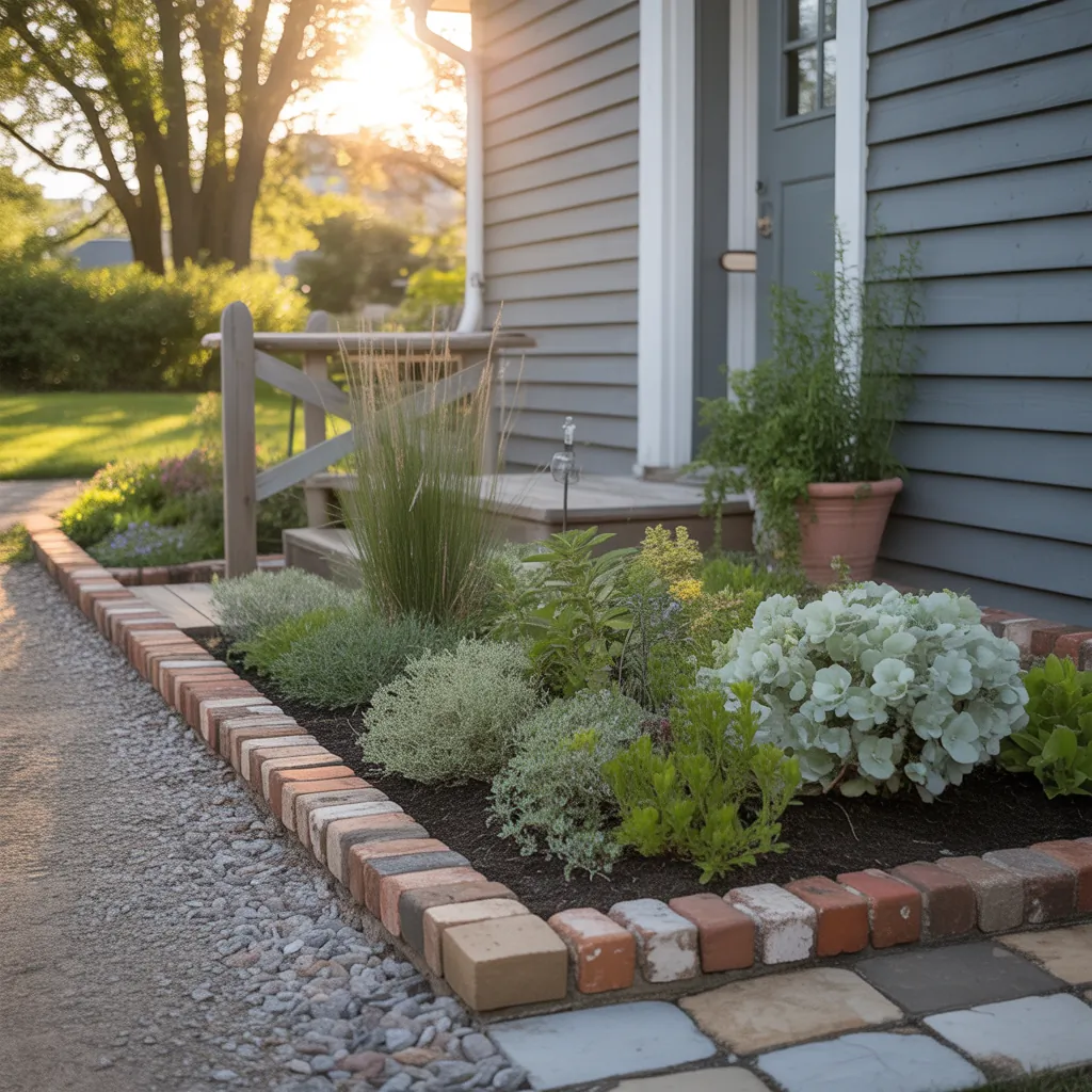 front yard flower bed simple ideas