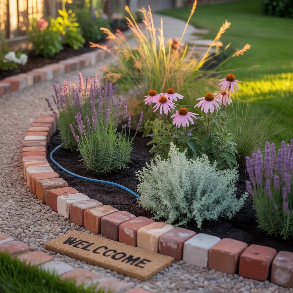 front yard flower bed simple ideas