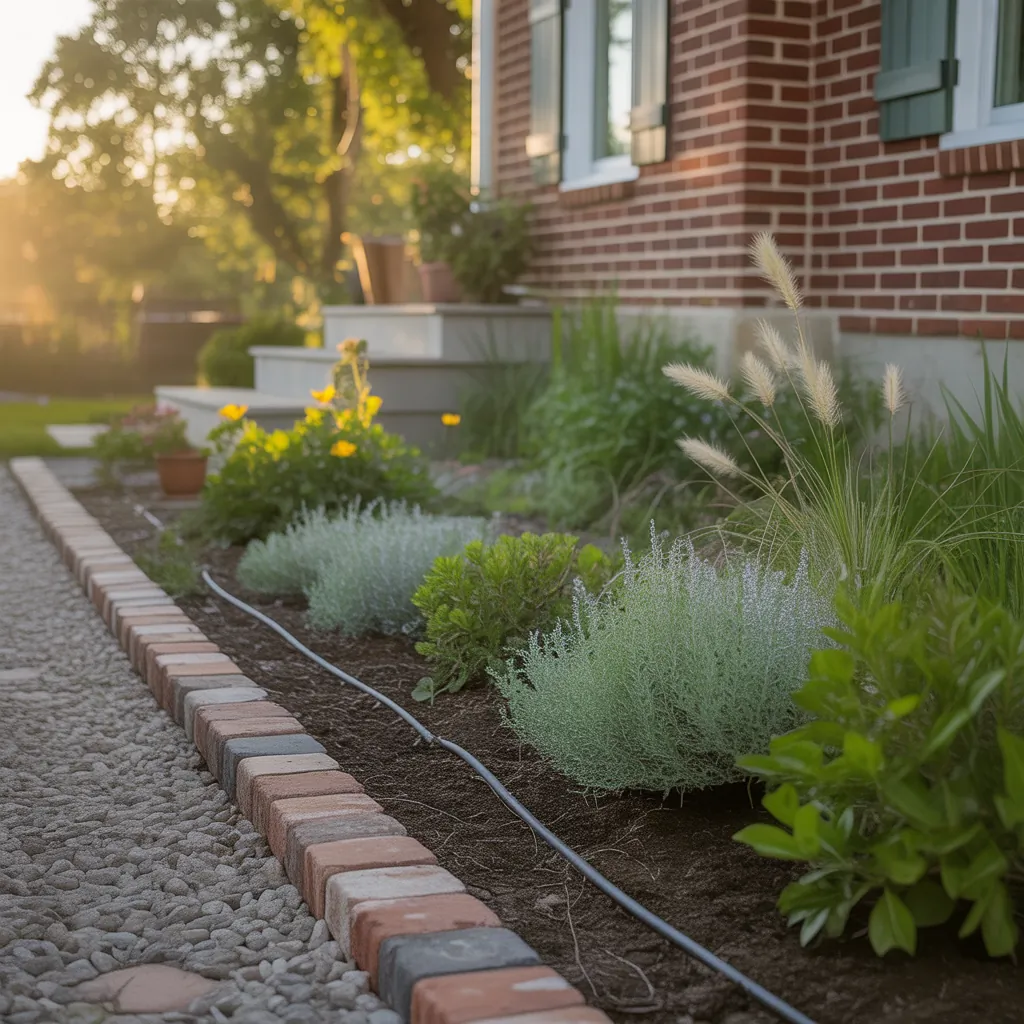 front yard flower bed simple ideas